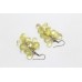 Bunch Earrings Silver 925 Sterling Dangle Drop Women's Lemon Topaz Stone A964